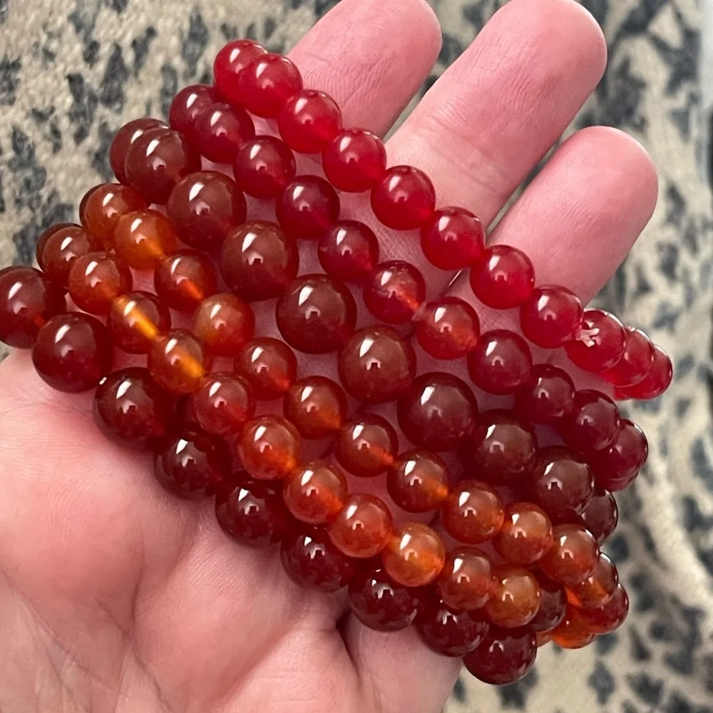 Genuine carnelian bracelets - Picture 1 of 5